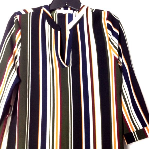 Love Tree Los Angeles Black Striped Tunic Dress M - Picture 3 of 8